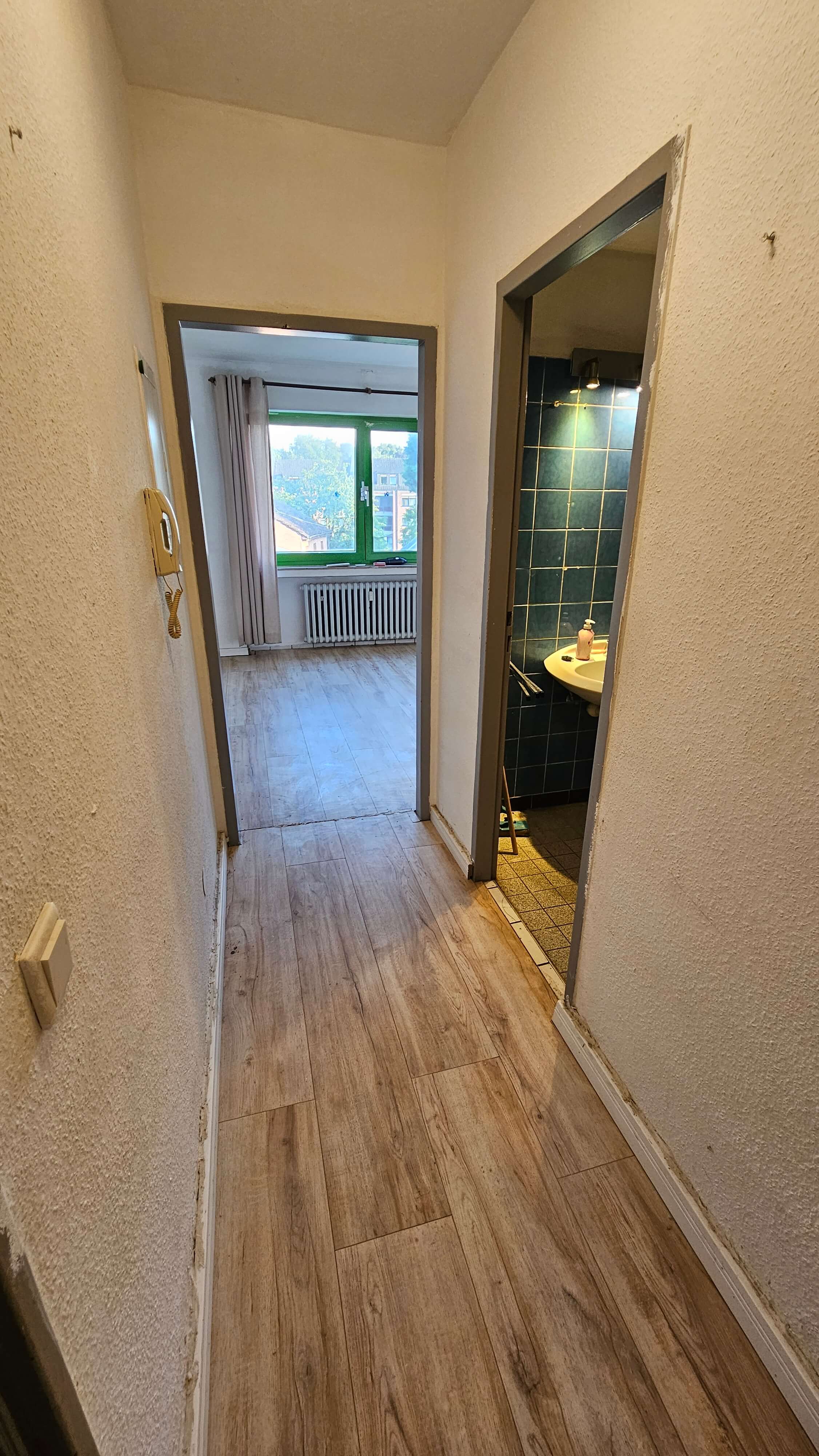 Sonnige 1-Zimmer-Wohnung in Mönchengladbach-Heyden – separates Bad & Küche – ab sofort frei!
